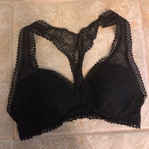 VS Black crochet Bralette